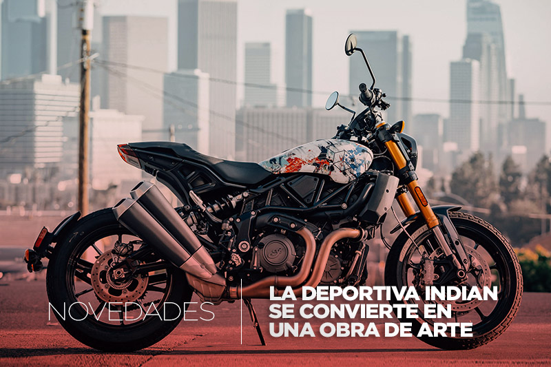 La nueva deportiva de Indian Motorcycle se convierte en  una obra de arte